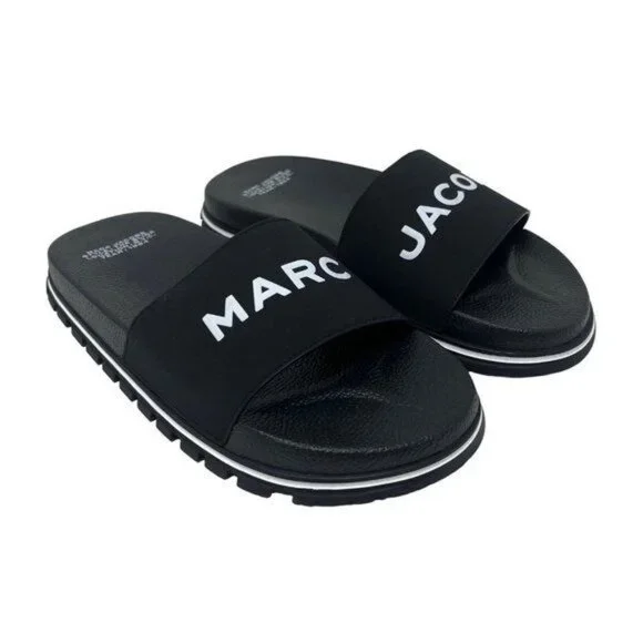 Women's Marc Jacobs The Slides Black New With Box